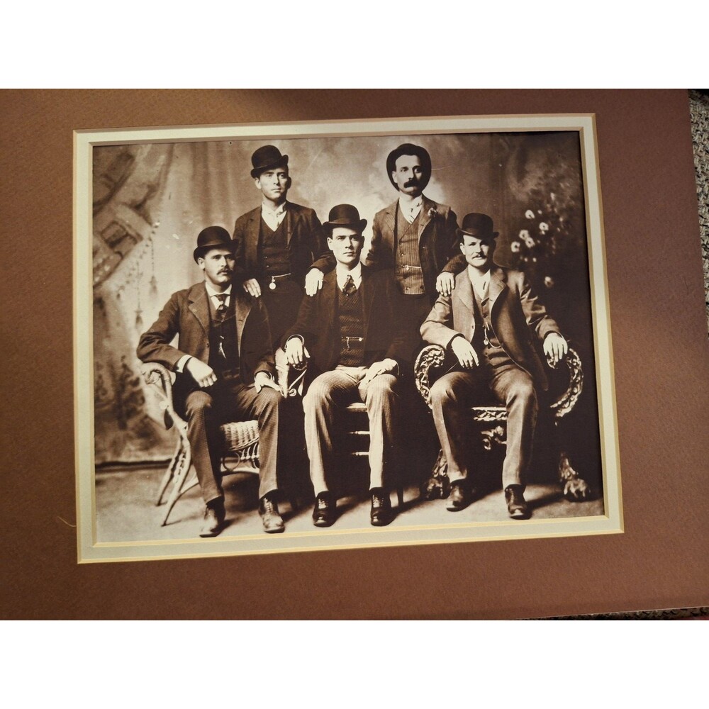 1900 Photo Of The Hole In The‎ Wall Gang Matted 14” x  11”